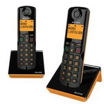Telefon Stacjonarny Alcatel ATL1425413 Czarny Pomarańczowy