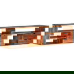  Szafka pod TV, 140x30x35 cm, lite drewno akacjowe