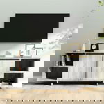 Szafka pod TV, szary dąb sonoma, 130x35x50 cm