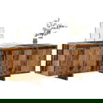  Szafka TV, stare drewno, 120x30x40,5cm, materiał drewnopochodny