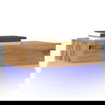  Szafki pod TV z LED, 2 szt., dąb artisan, 60x35x15,5 cm