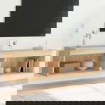  Szafki pod TV, z LED, 2 szt., kolor dąb sonoma, 60x30x30 cm