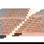  Stolik kawowy, naturalny rattan, 45 x 45 x 30 cm