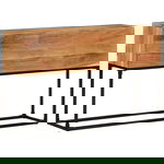  Stolik konsolowy, 120 x 30 x 75 cm, lite drewno akacjowe