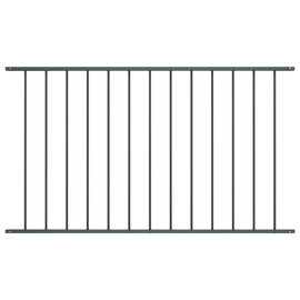  Panel ogrodzeniowy, kryta proszkowo stal, 1,7x1 m, antracyt