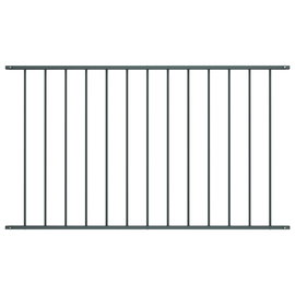  Panel ogrodzeniowy, kryta proszkowo stal, 1,7x1,25 m, antracyt