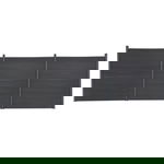  Zestaw paneli ogrodzeniowych, szary, 526x186 cm, WPC