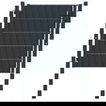  Furtka ogrodzeniowa, PVC i stal, 100 x 101 cm, antracytowa