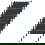  Furtka ogrodzeniowa, PVC i stal, 100 x 124 cm, antracytowa