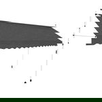  Markiza zwijana ręcznie, 400 cm, antracytowa