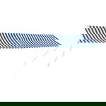  Markiza zwijana, 350 x 150 cm, biało-niebieska