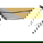  Wolnostojąca, automatyczna markiza, 500x350 cm, żółto-biała