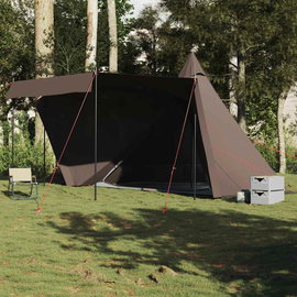  Namiot rodzinny tipi, 6-osobowy, brązowy, wodoszczelny