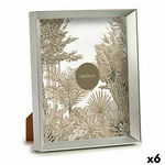 Ramka na Zdjęcia Srebrzysty Plastikowy Szkło (22,3 x 3,5 x 27,3 cm) (6 Sztuk)