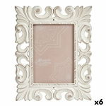 Ramka na Zdjęcia Biały Drewno MDF 21,2 x 13 x 26,5 cm (6 Sztuk)