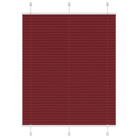  Roleta plisowana Bordowy Czerwony 105x100 cm Szerokość tkaniny