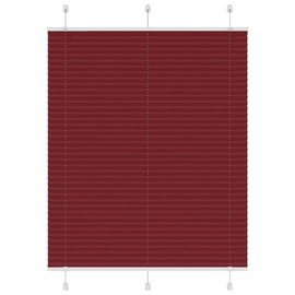  Roleta plisowana Bordowy Czerwony 105x150 cm Szerokość tkaniny