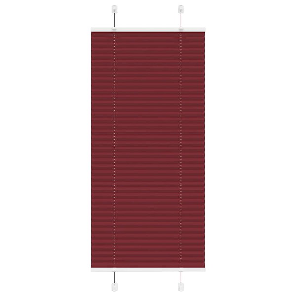  Roleta plisowana Bordowy Czerwony 55x150 cm Szerokość tkaniny