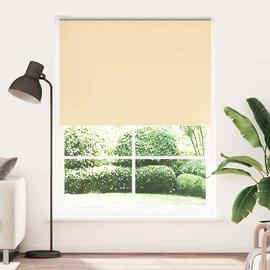 Roleta okienna zaciemniająca beżowa 160 x 230 cm