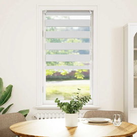 Roleta w pasy (80 x 150 cm) biała