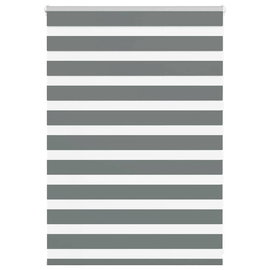  Roleta zebra, ciemnoszara, szerokość tkaniny 95,9 cm, poliester