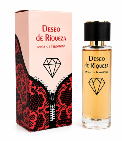 Perfumy feromony dla kobiet Deseo De Riqueza 50ml