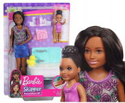 Barbie Lalka Opiekunka Skipper Babysitters zestaw FXH06 3+