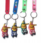 BRELOK PIKACHU POKEMON ZAWIESZKA DO KLUCZY PLECAKA -KOLORY