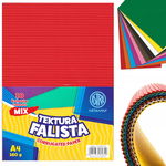 ASTRA TEKTURA FALISTA A4 zestaw 10 kolorów, papier kreatywny