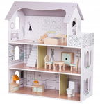 Domek drewniany dla lalek 70 cm