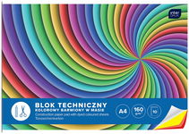 Blok techniczny KOLOROWY A4 Interdruk