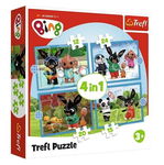 Puzzle 4w1 Wesoły Bing 34631 Trefl