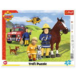 Puzzle Strażak SAM TREFL 25 elementów ramkowe Zawsze na straży TREFL 31393