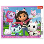 Puzzle Trefl Koci Domek Gabi 25 elementów Poznaj Koci Domek Gabi