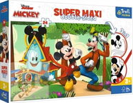TREFL MAXI PUZZLE DWUSTRONNE 24 EL WESOŁY DOMEK MICKEY