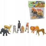 Zwierzęta dzikie figurki w worku 8 szt Animal