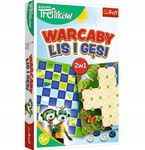 Gra Warcaby Lis i Gęsi - Rodzina Treflików 2 graczy 5+