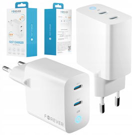 SZYBKA ŁADOWARKA do SMARTFONA SAMSUNG 2 x USB-C 65W KOSTKA WTYCZKA SIECIOWA