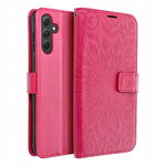 ETUI FUTERAŁ POKROWIEC do SAMSUNG GALAXY A15 5G FUKSJA magenta + SZKŁO