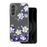ORYGINALNE ETUI IMD PRINT do SAMSUNG A25 + SZKŁO Case Plecki Kwiatki Wzory