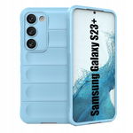 PANCERNE ETUI OBUDOWA CASE JASNO NIEBIESKIE do SAMSUNG S23+ (Plus) i SZKŁO