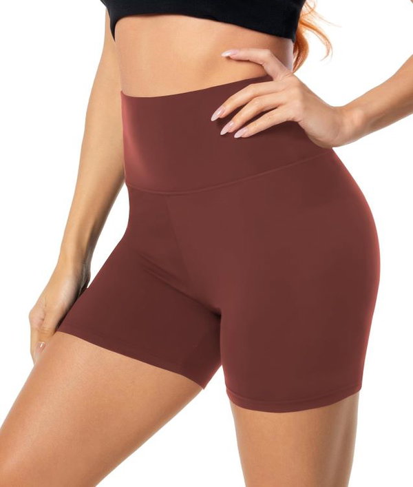 Legginsy damskie krótkie z wysokim stanem
