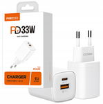 MOCNA SZYBKA ŁADOWARKA SIECIOWA USB-C TYP C USB 33W QC3.0 PD ZASILACZ RECCI