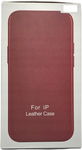 Etui Case Leather Skórzane Eco do iPhone 12 Mini