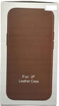 Etui Case Leather Skórzane do iPhone 12 Pro Max