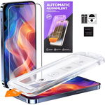 SZKŁO HARTOWANE PEŁNE do iPhone 16 PRO MAX Z RAMKĄ DO MONTAŻU ŁATWY MONTAŻ