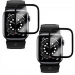 2X SZKŁO HARTOWANE DO APPLE WATCH 4 5 6 SE 44mm ZESTAW SZYBKA OCHRONNA