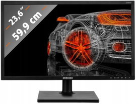 MONITOR LED SAMSUNG S24E450BL 24" 1920x1080 TN DVI VGA klasa A