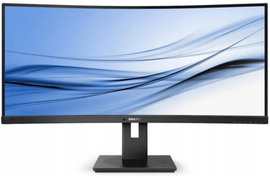 CURVED MONITOR LED PHILIPS 345B1C 34" 3440x1440 VA USB-C HDMI DP klasa A