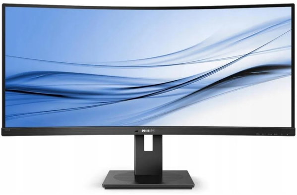 CURVED MONITOR LED PHILIPS 345B1C 34" 3440x1440 VA USB-C HDMI DP klasa A